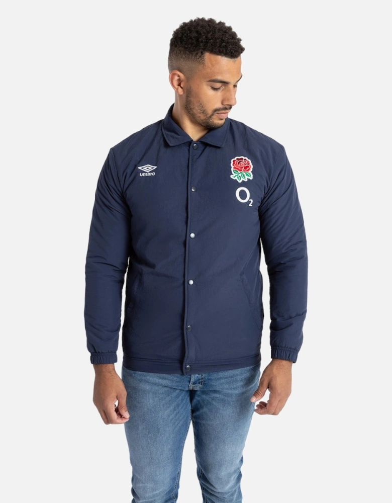 Mens 23/24 England Rugby Coach Jacket