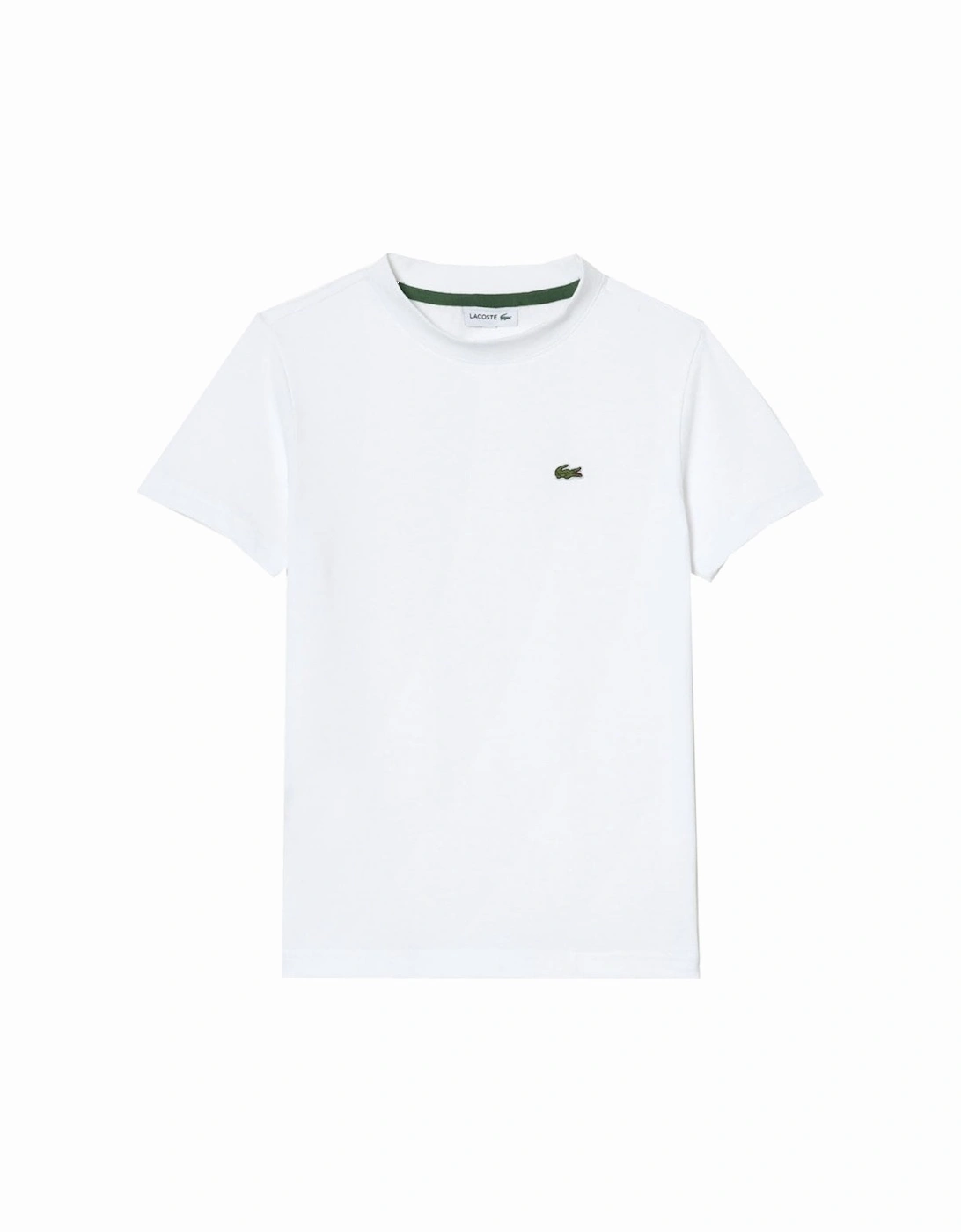 Boy's White Crew Neck T-shirt, 4 of 3