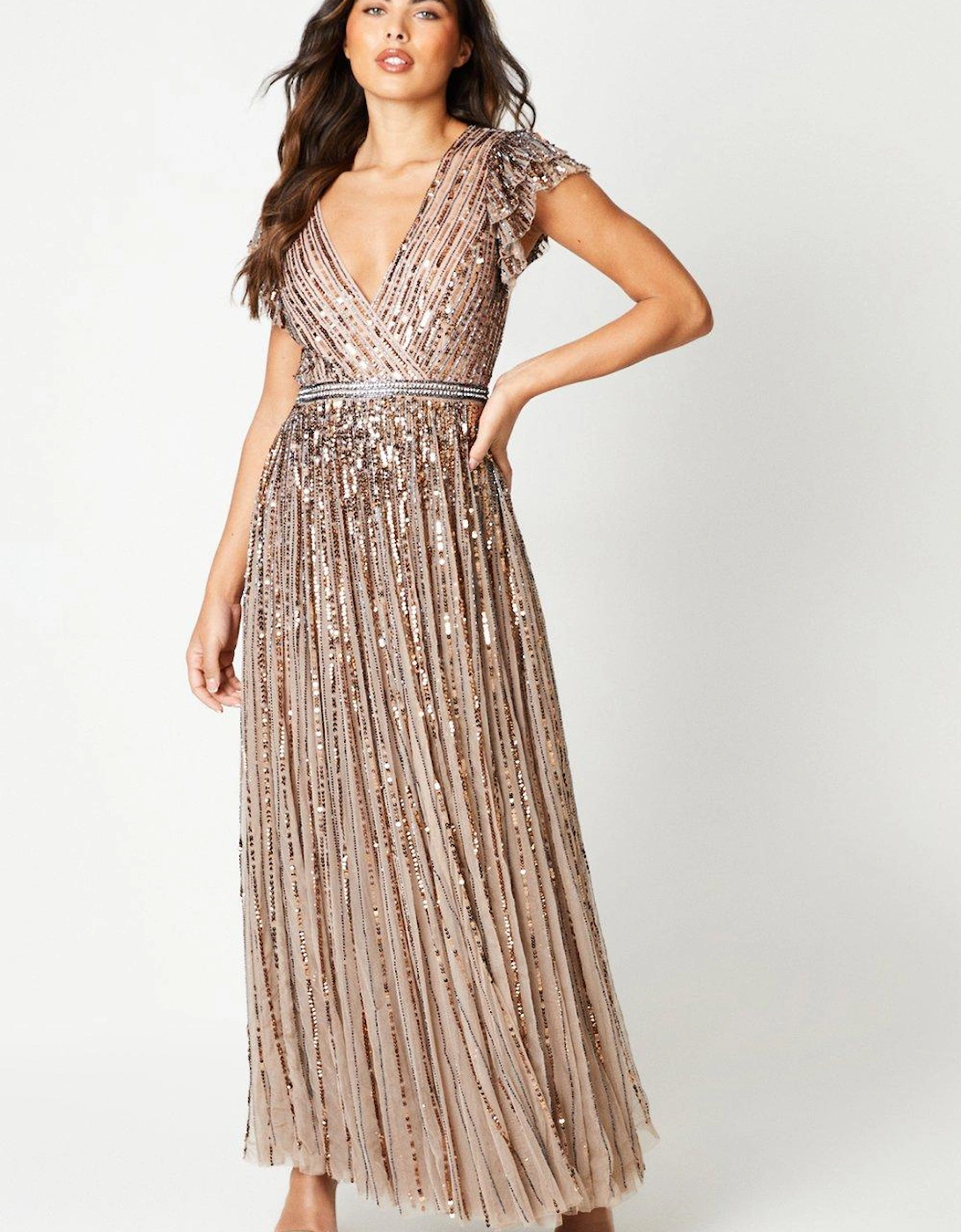 Linear Sequin Gown, 6 of 5