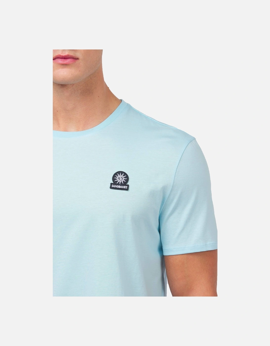 Badge Logo T-shirt Crystal Blue