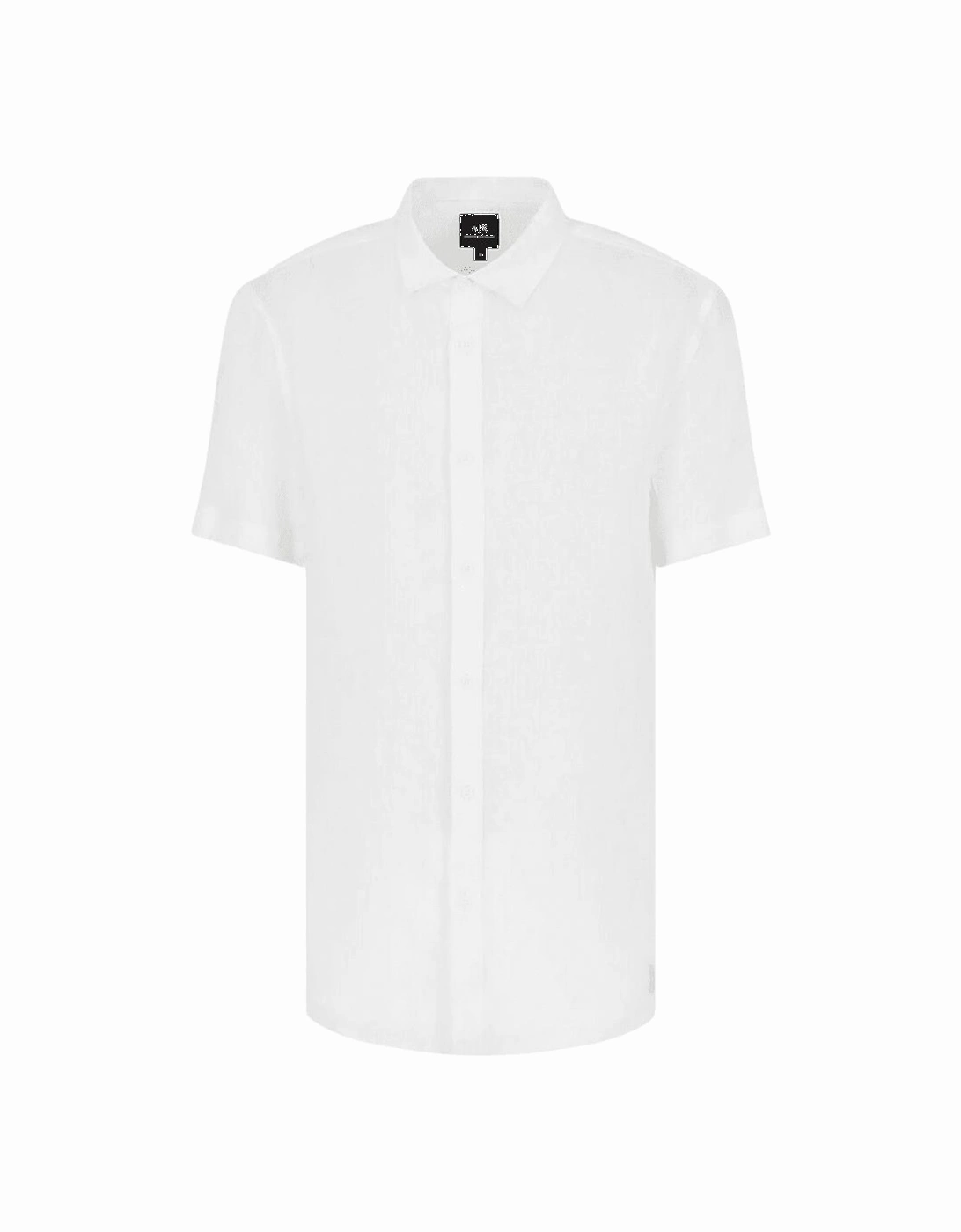 Linen Short Sleeve White Shirt, 5 of 4