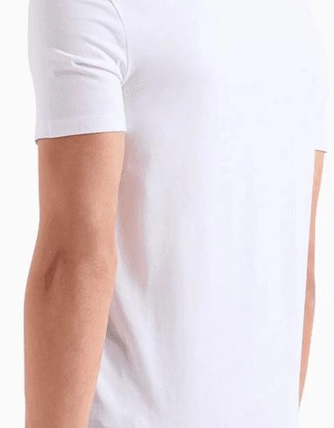 Cotton Embroidered Logo White T-Shirt