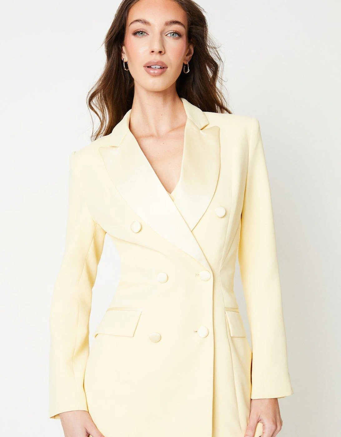 Premium Hourglass Silhouette Double Breasted Blazer, 6 of 5
