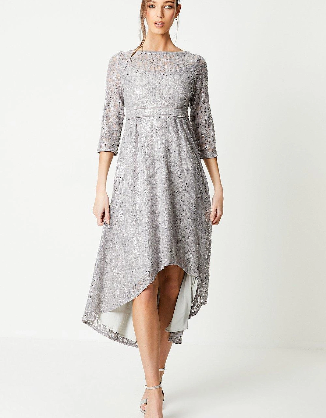 Asymmetric Hem Lace Dress, 6 of 5
