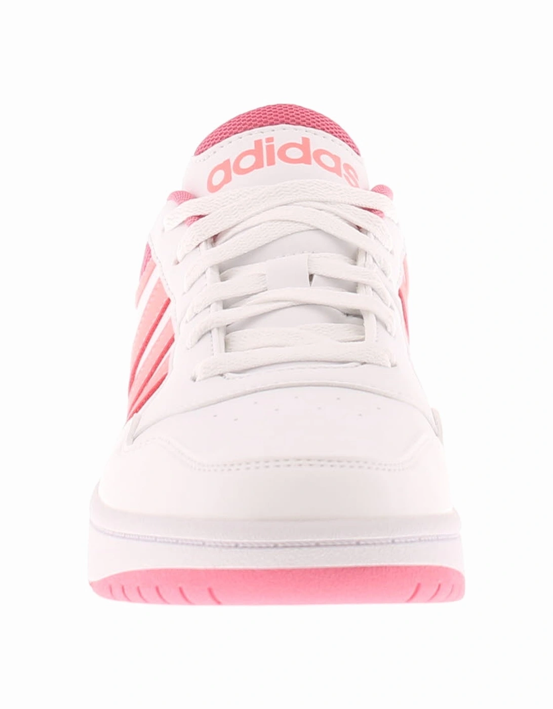 Neo Girls Trainers Junior Hoops 3 0 Lace Up white UK Size