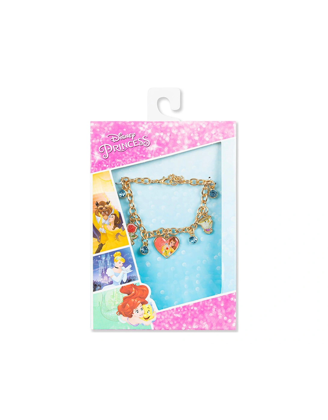 Beauty And The Beast Gold Coloured Charm Bracelet