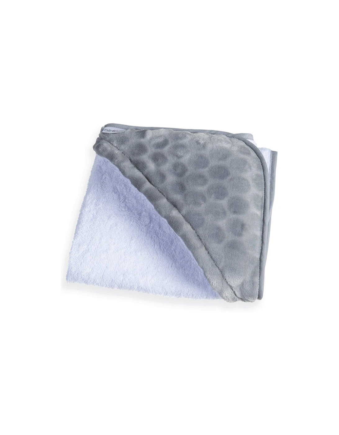Marshmallow Hooded Towel - Grey