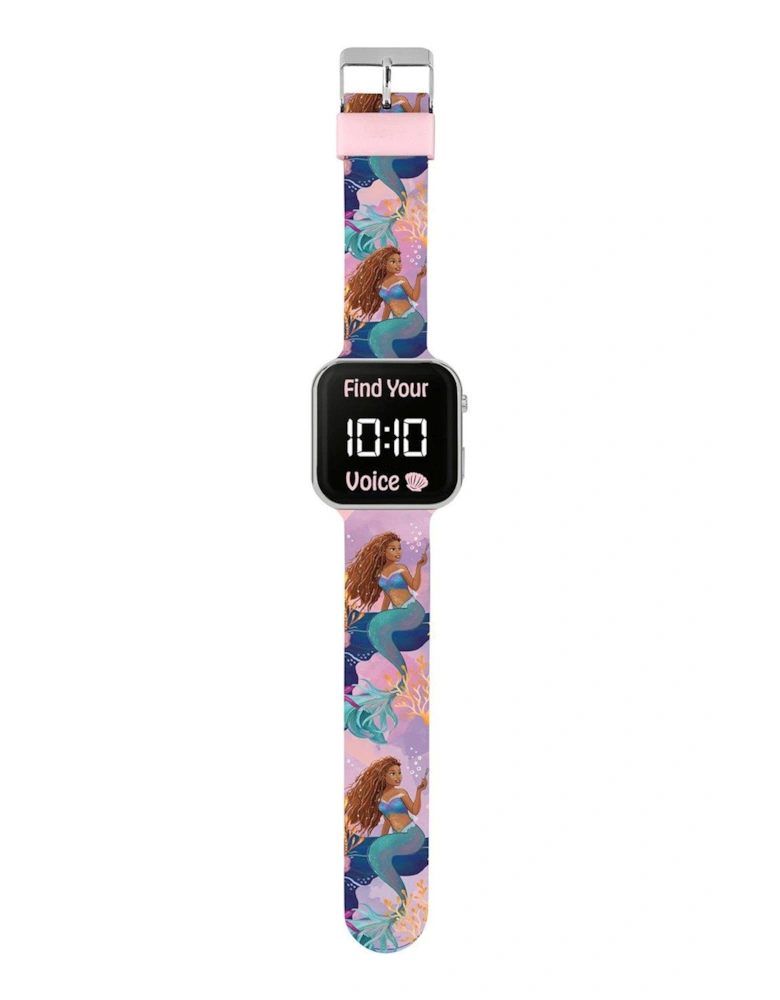 Princess The Little Mermaid Printed Strap LED Watch