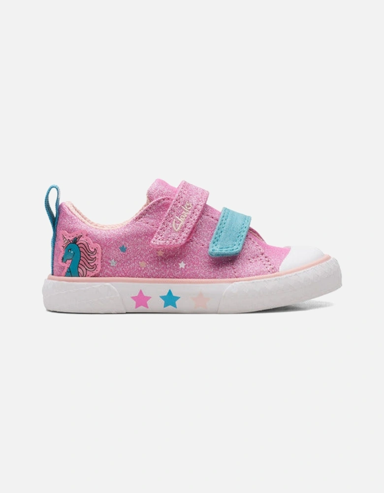 Foxing Play Toddler pink canvas