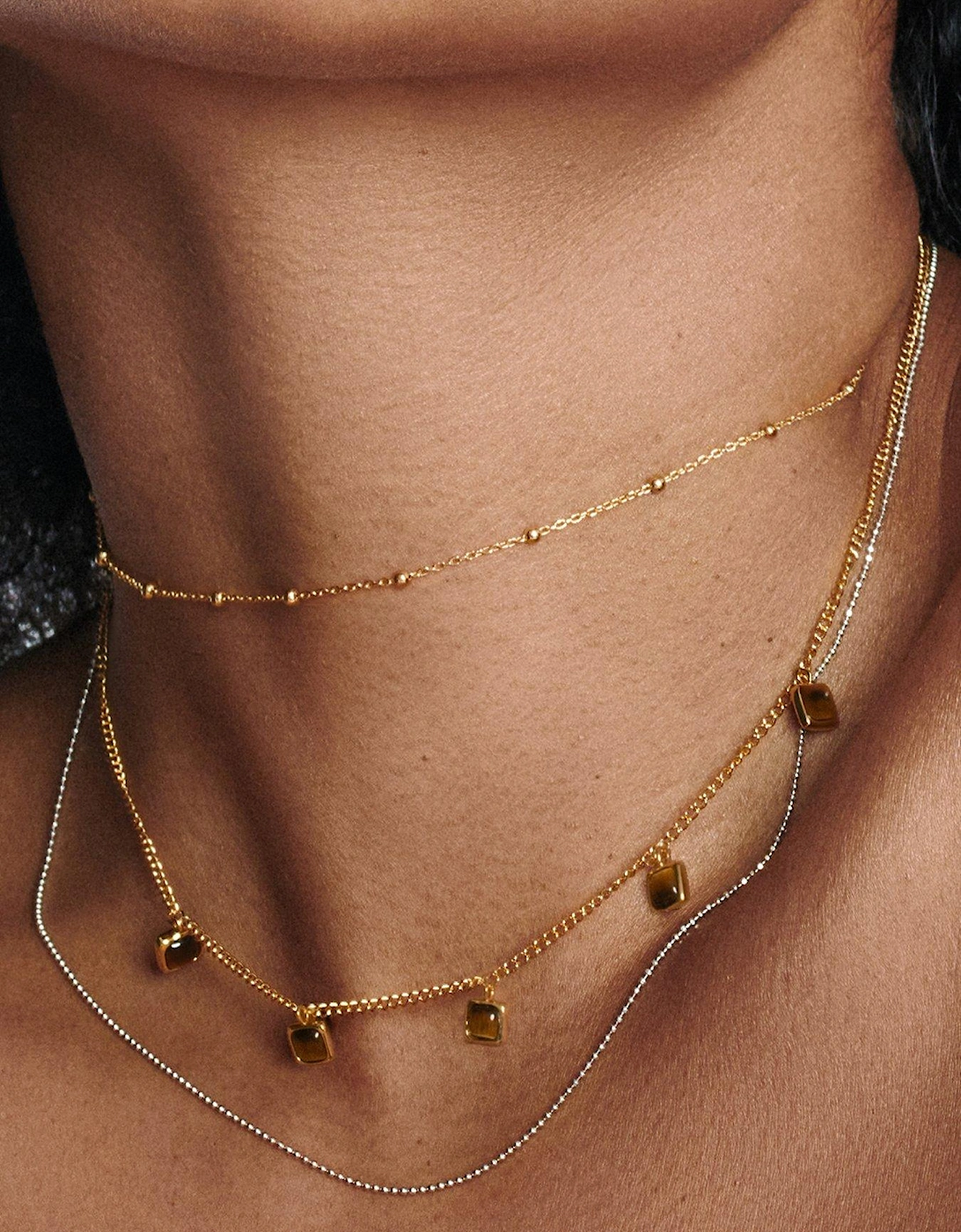 Micro Bead Chain Necklace