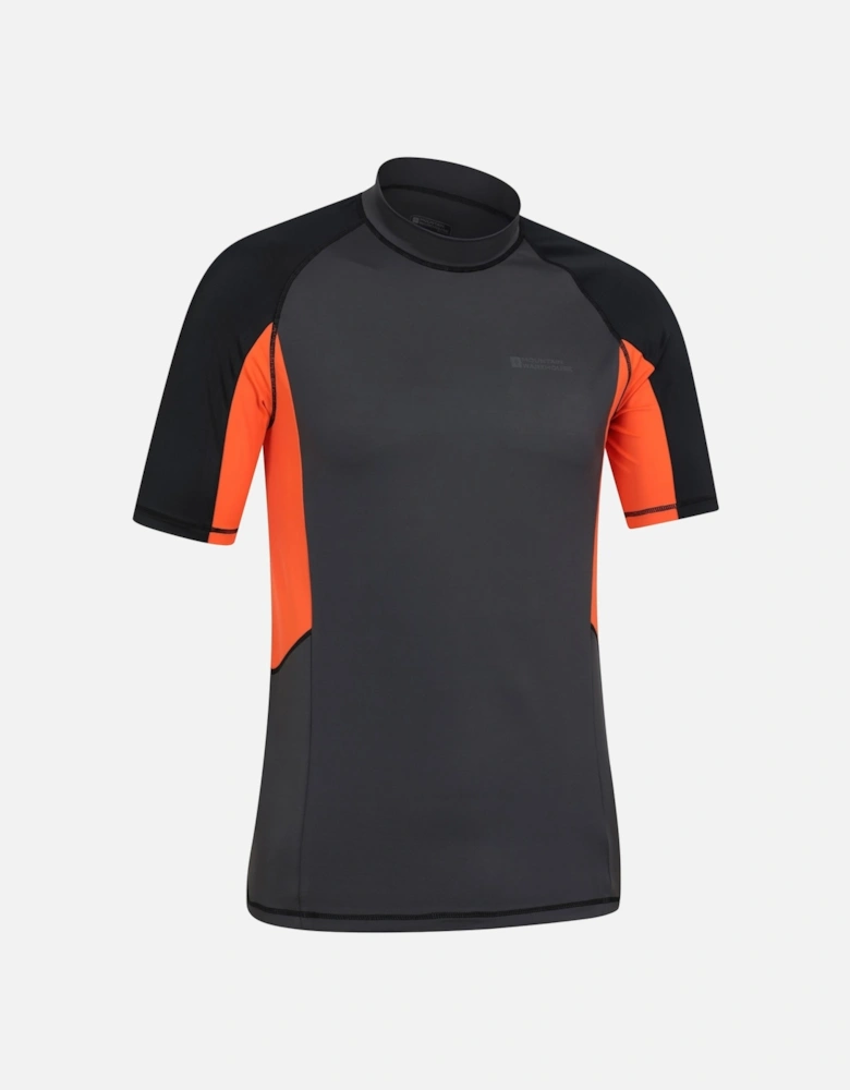 Mens Cove Recycled Polyester Short-Sleeved Rash Guard