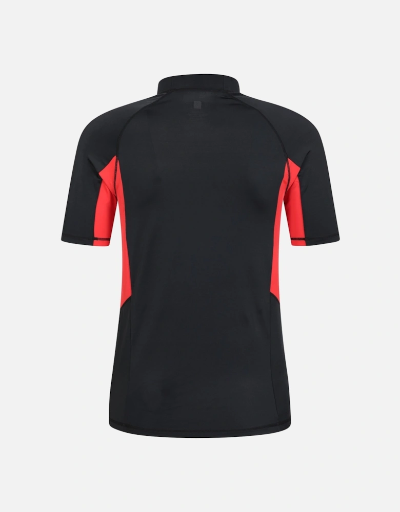 Mens Cove Recycled Polyester Short-Sleeved Rash Guard