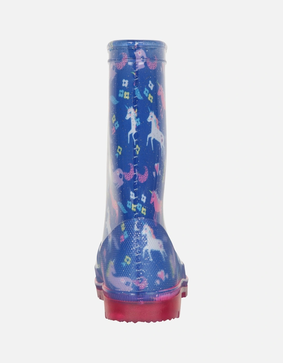 Childrens/Kids Splash Unicorn Light Up Wellington Boots