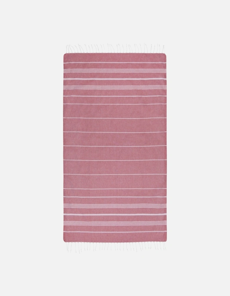 Anna Hammam Striped Cotton Beach Towel