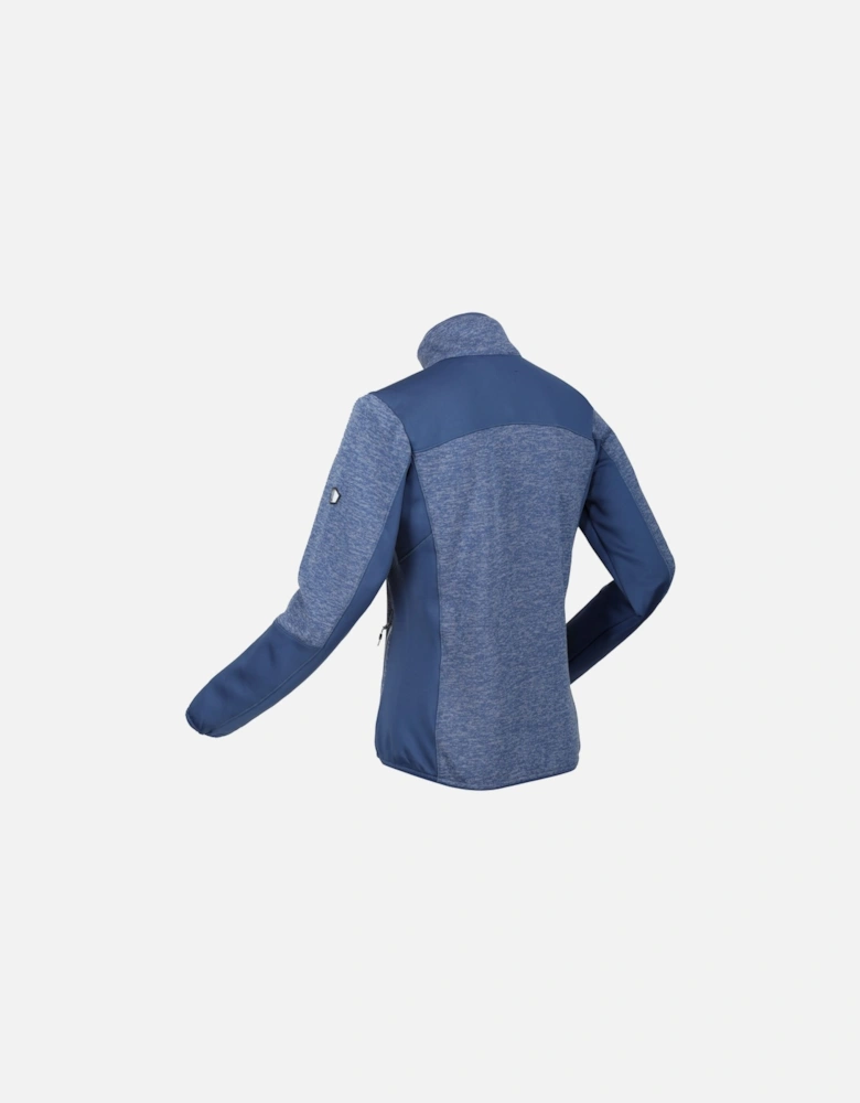 Womens/Ladies Lindalla V Marl Full Zip Fleece Jacket