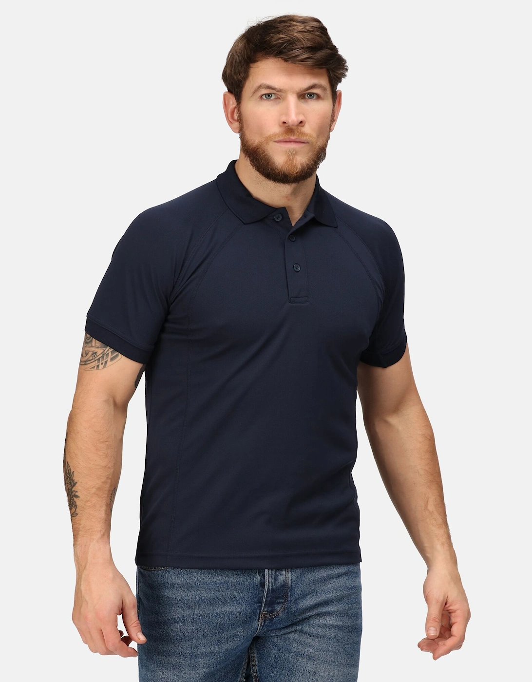 Regatta - Men - Polo Shirt - XL - Navy - Image 3