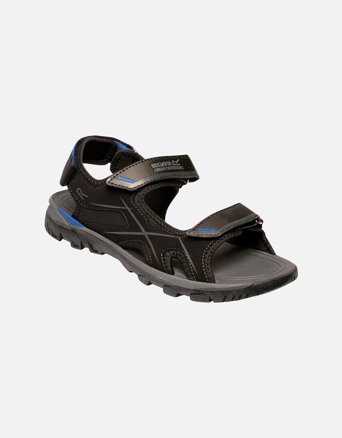 Mens Kota Drift Open Toe Lightweight Walking Sandals, 2 of 1