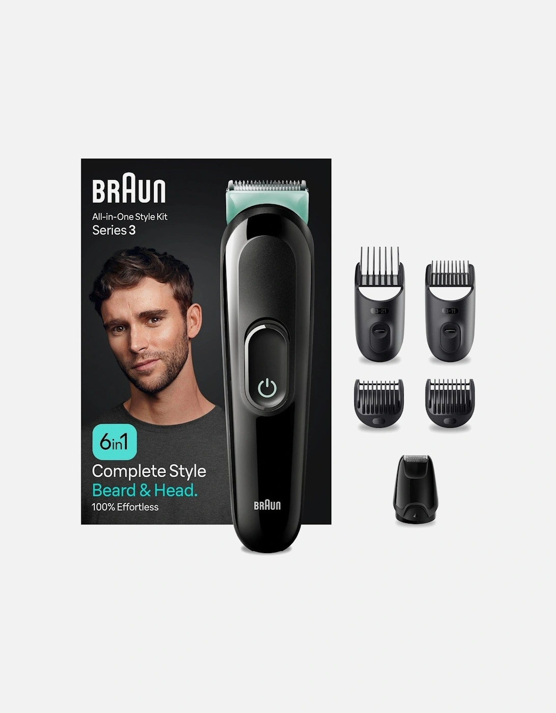 All-In-One Style Kit Series 3 MGK3411, 6-in1 Kit For Beard, Hair & More