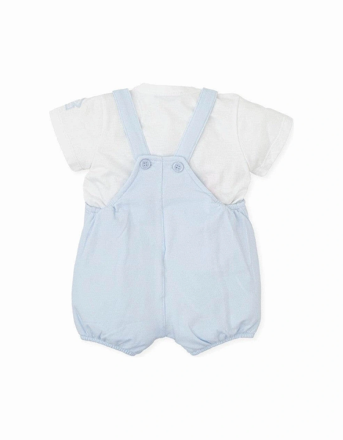 Baby Boys Blue Dungaree Set