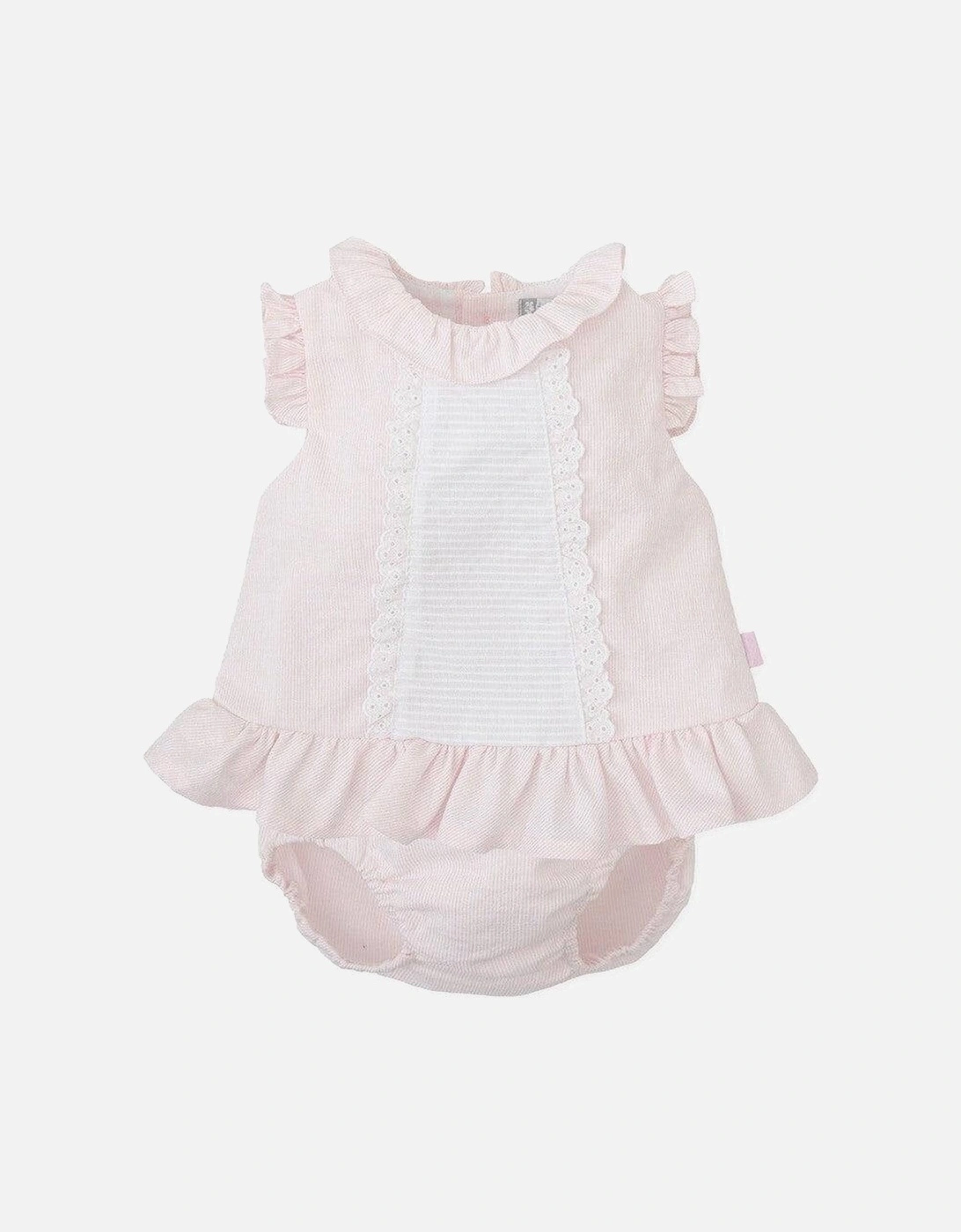 Girls Pink Dress & Bloomers, 3 of 2