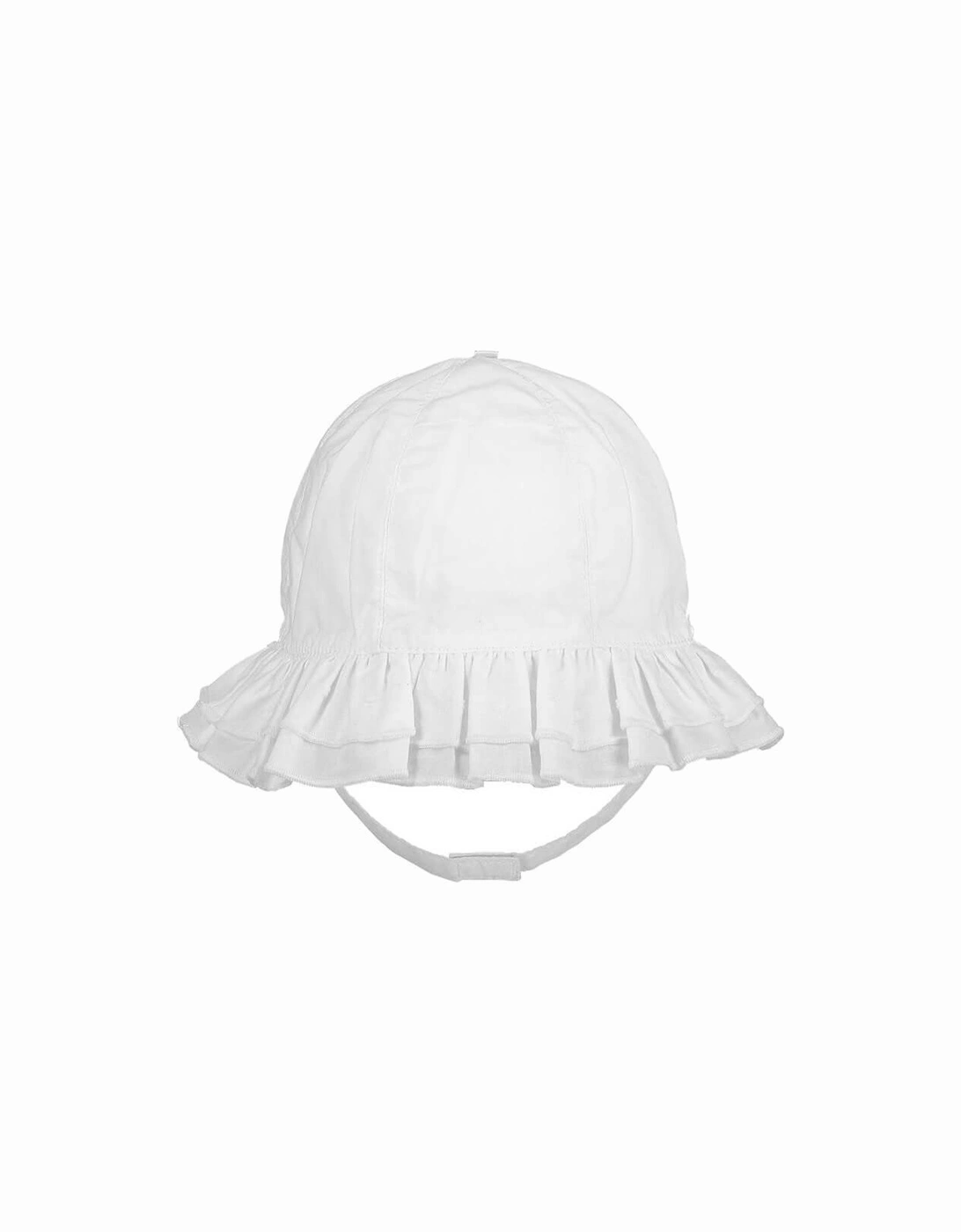 Girls White Knitted Hat, 3 of 2