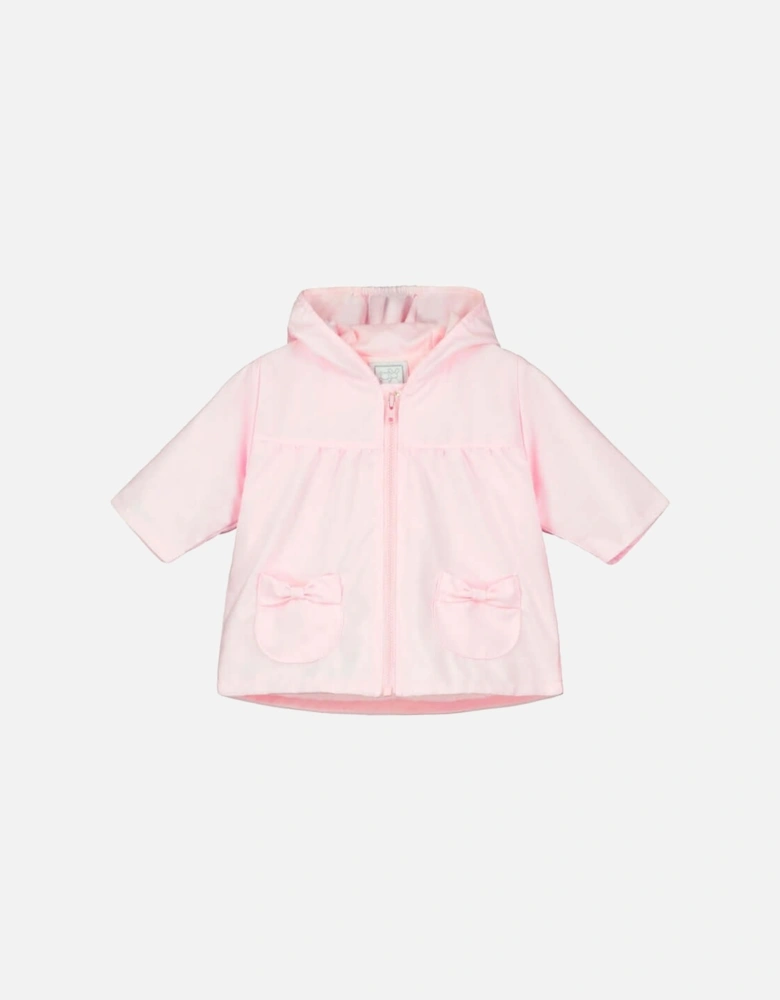 Girls Pink Bunny Head Jacket