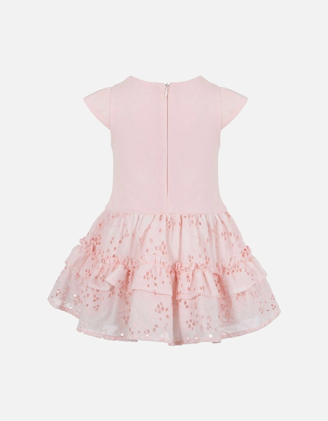 Girls Pink Butterfly Dress
