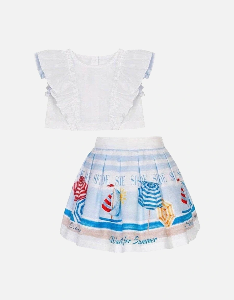 Girls Seaside Skirt Set