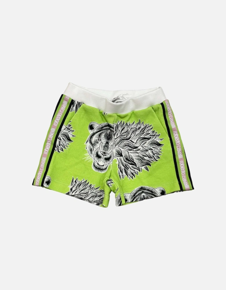 Girls Green Jungle Short