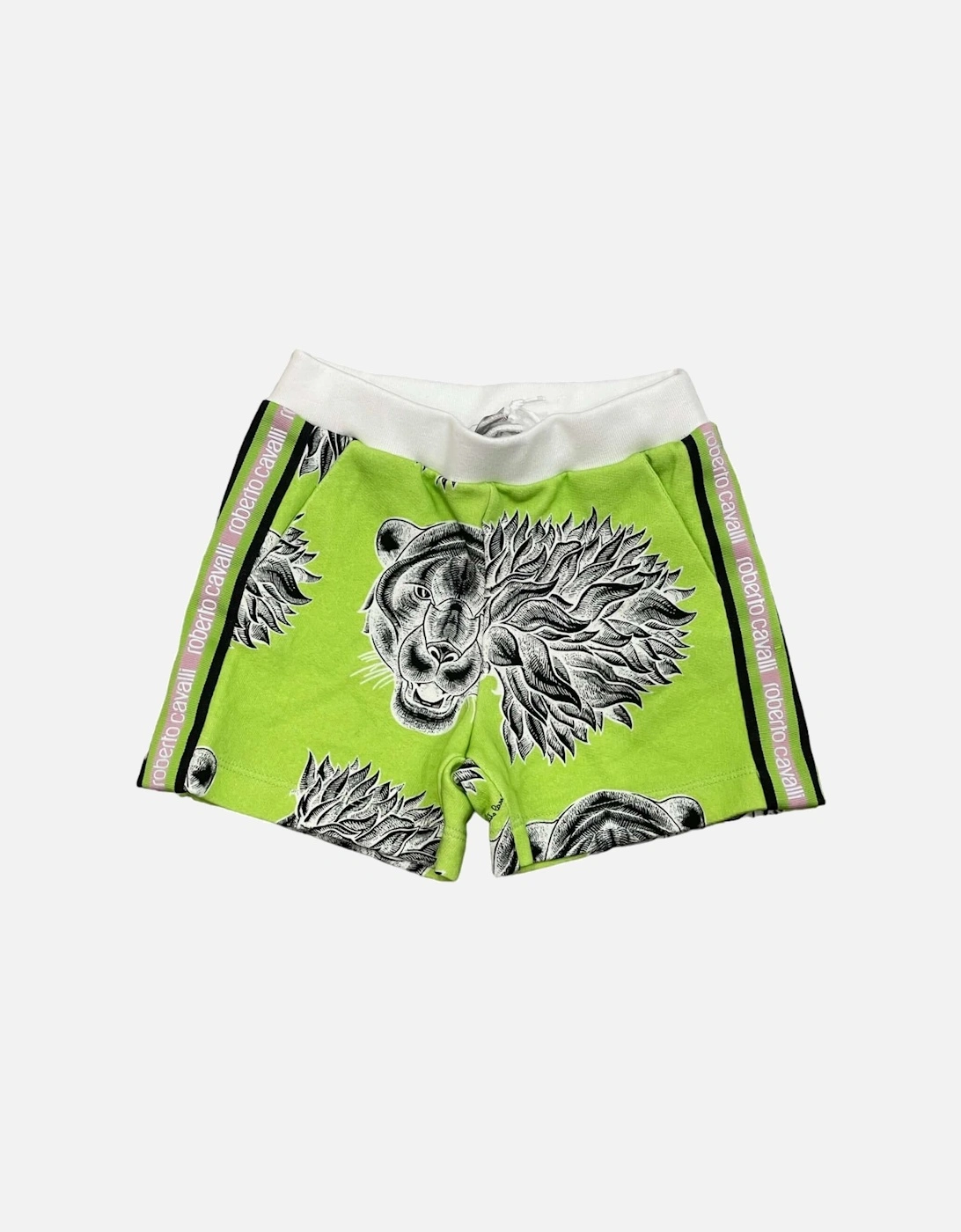 Girls Green Jungle Short, 2 of 1