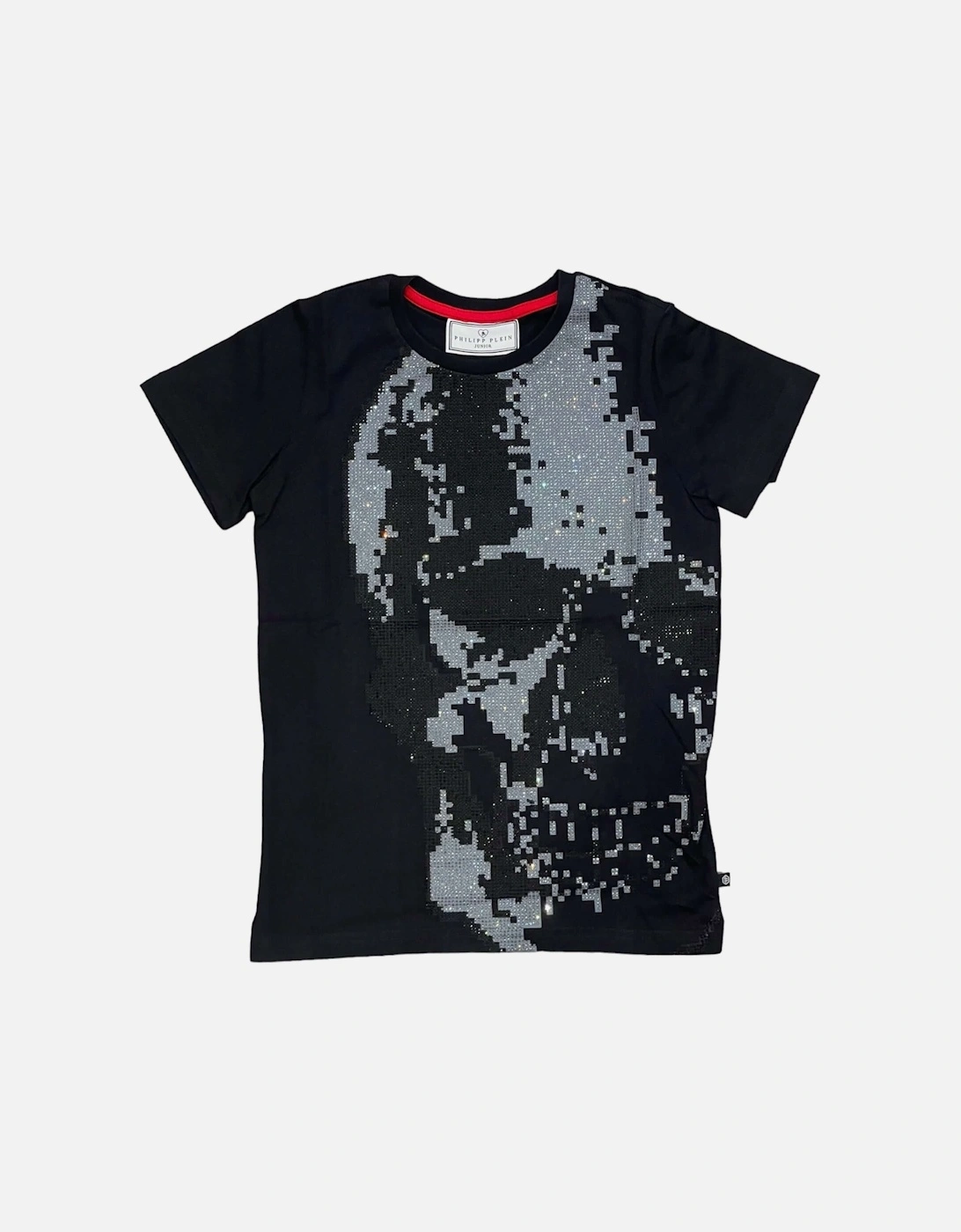 Boys Black Skull T-Shirt, 2 of 1