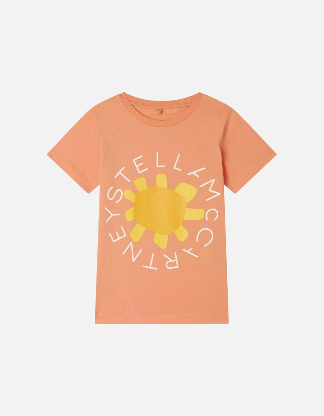 Girls Coral Medallion Logo T-Shirt, 2 of 1