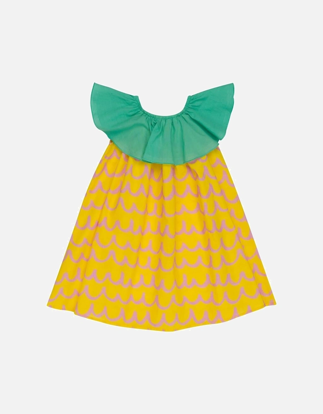 Girls Pineapple Cotton Dress, 2 of 1