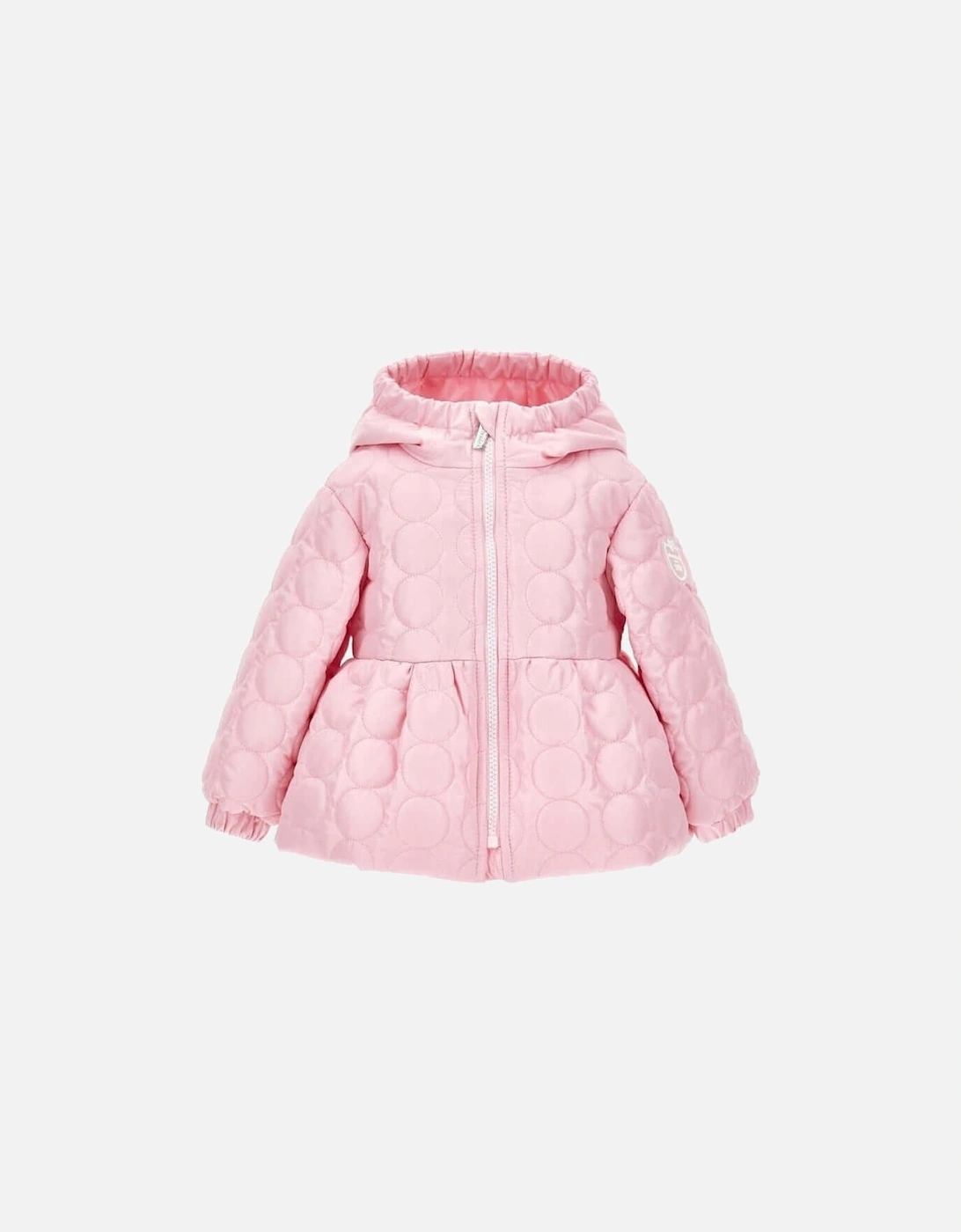 Girls Pink Quilted Jacket, 5 of 4