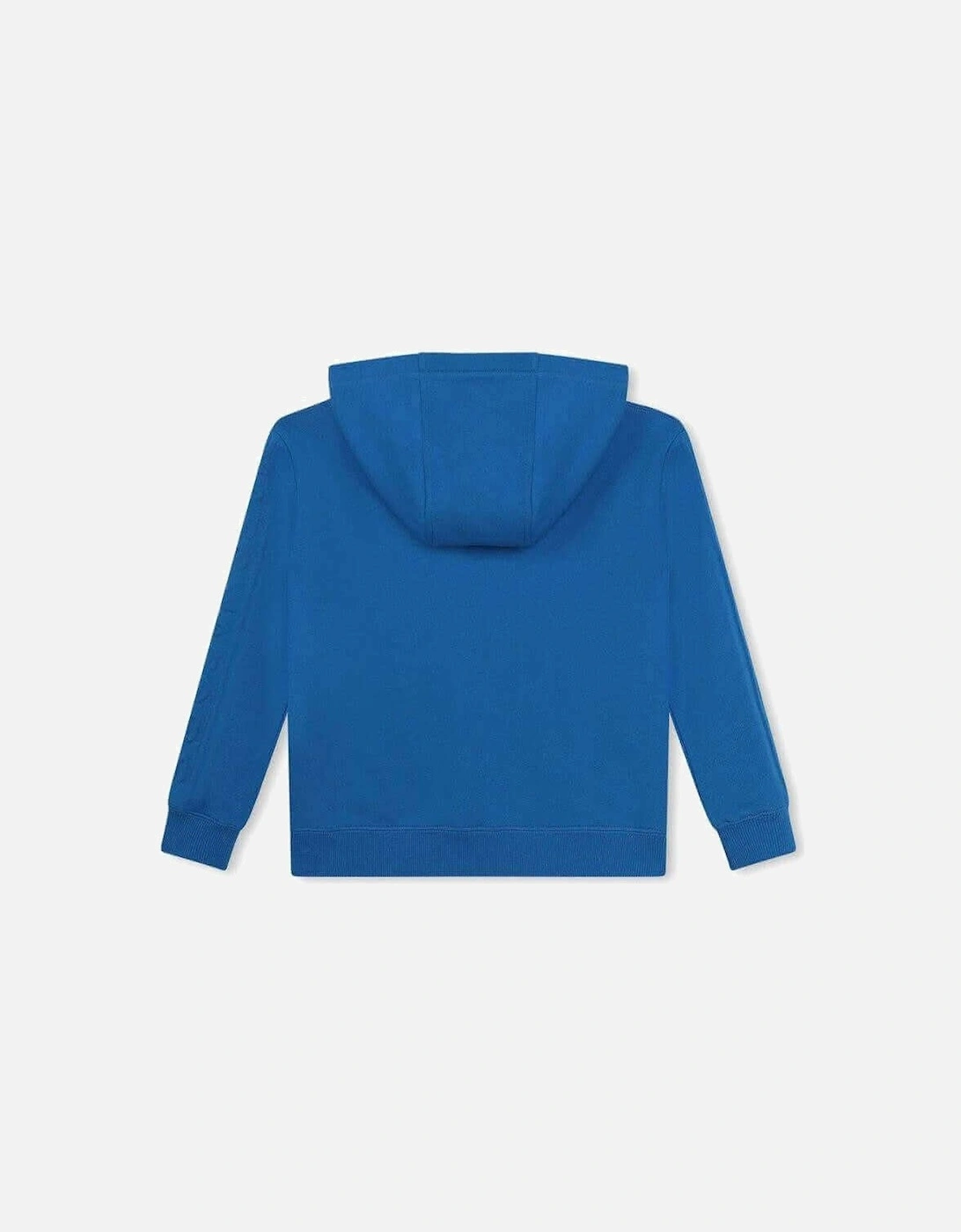 Boys Blue Embossed Hoodie