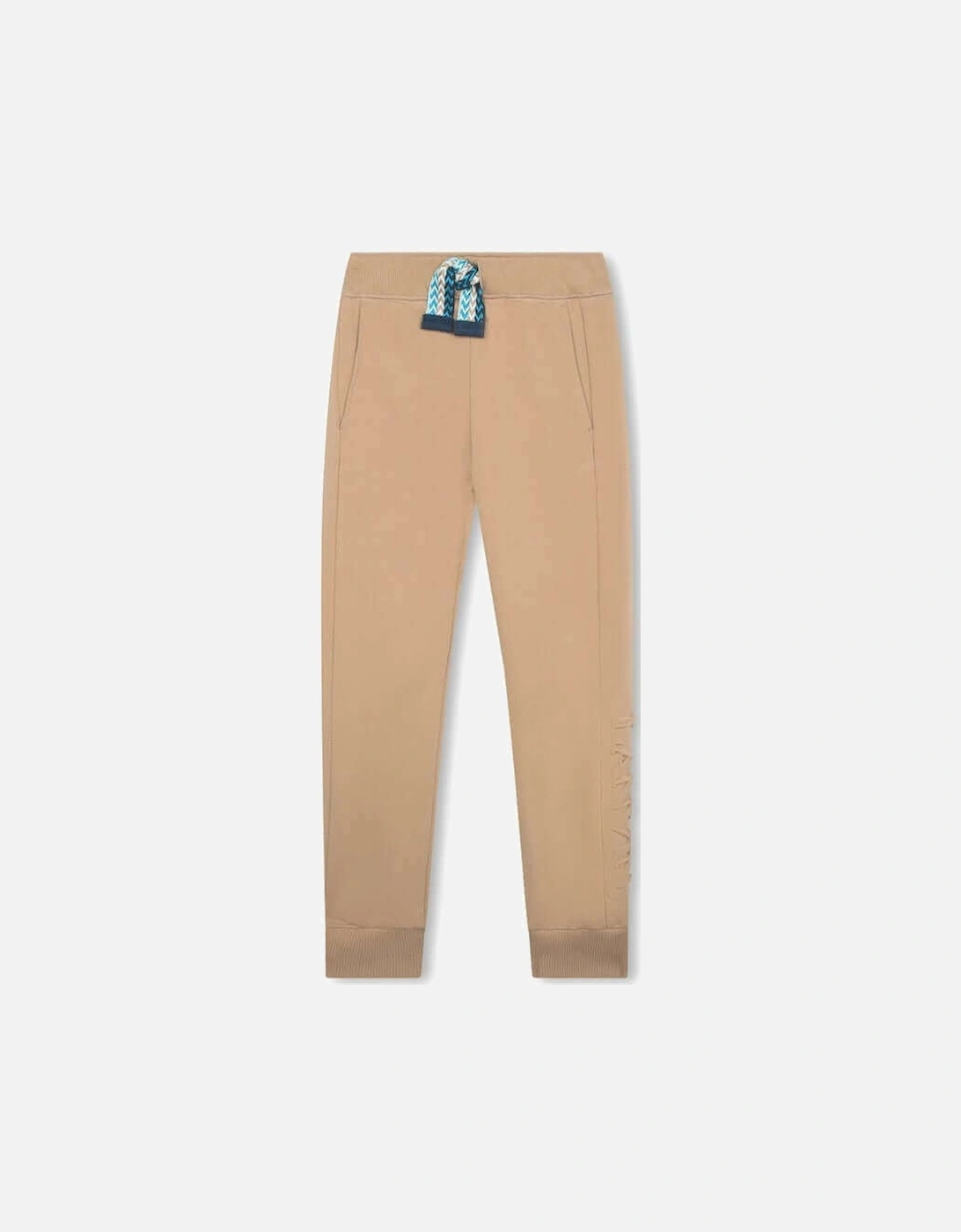 Boys Beige Curb Joggers, 4 of 3