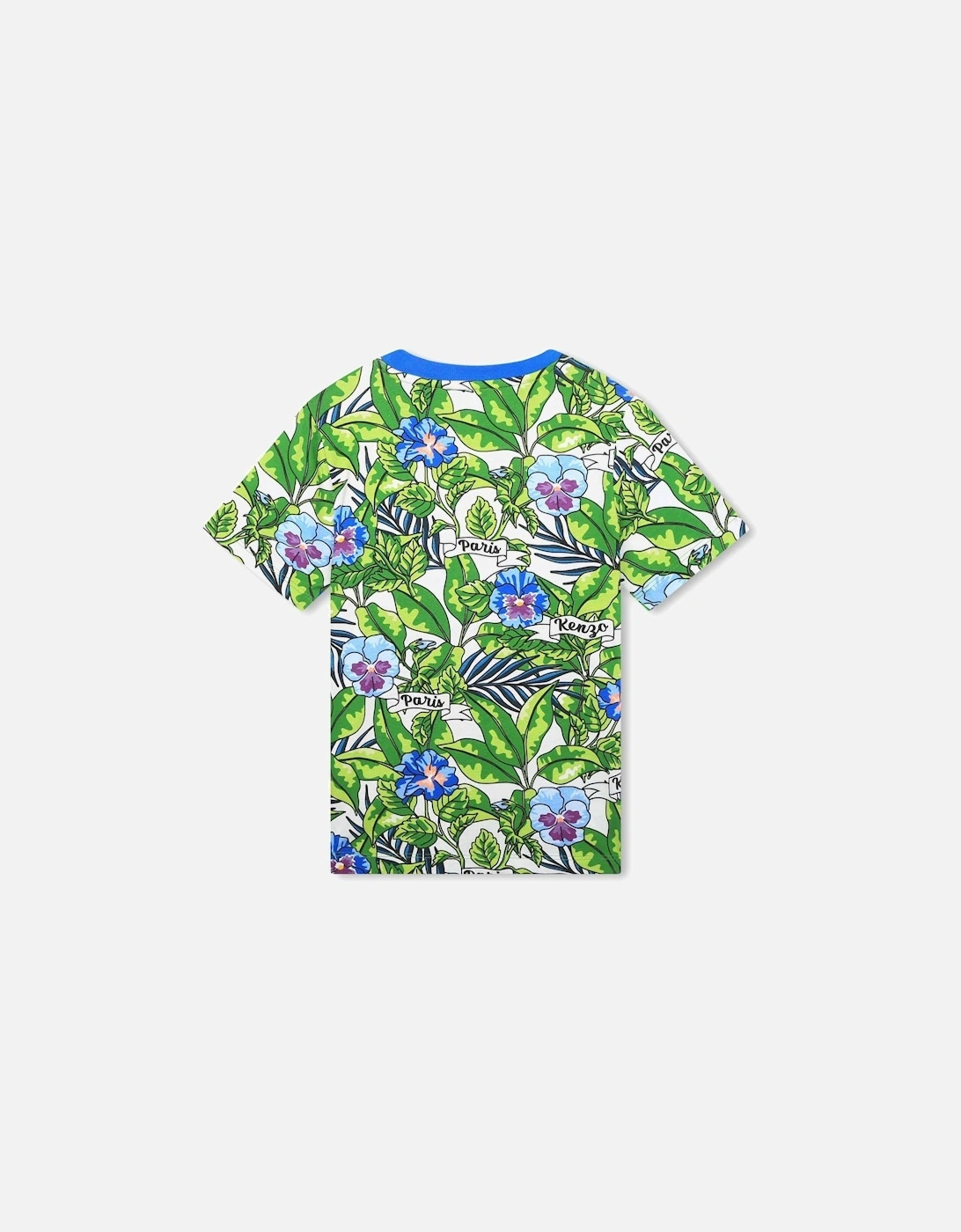 Boys Green Boke Flower T-Shirt