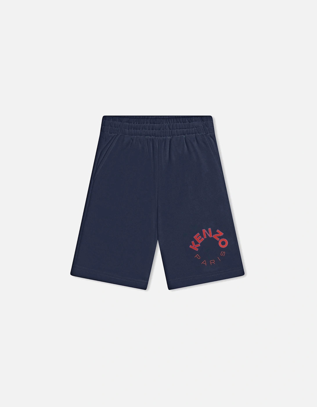 Boys Navy Paris Logo Shorts, 3 of 2
