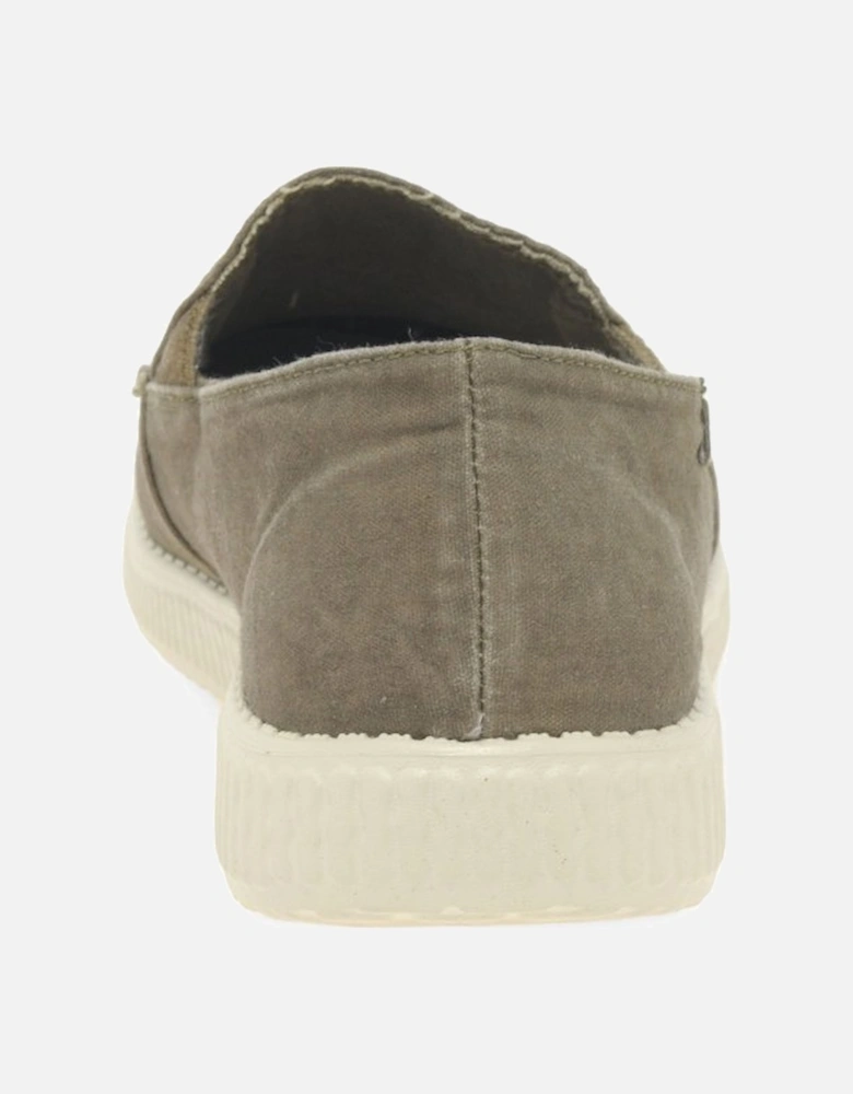 Slip On Washed Mens Canvas Shoes