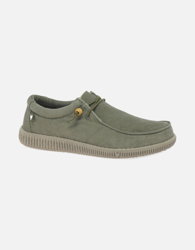 Wallabi Washed Mens Canvas Shoes