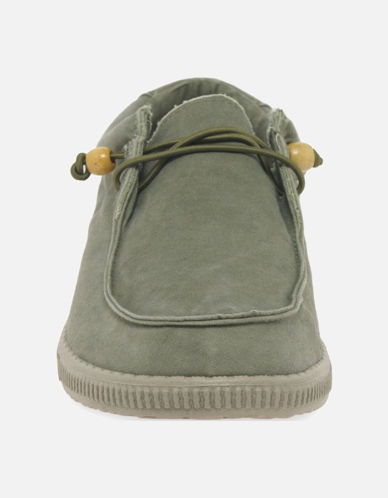 Wallabi Washed Mens Canvas Shoes