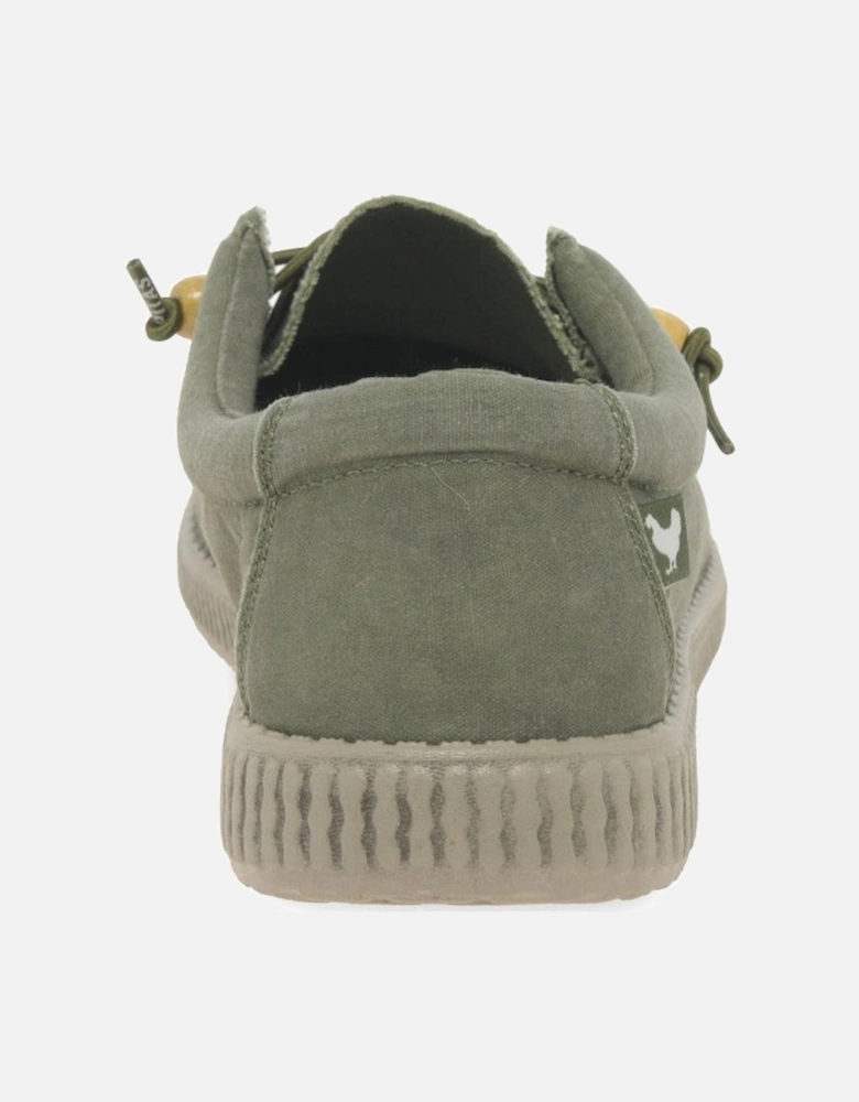 Wallabi Washed Mens Canvas Shoes