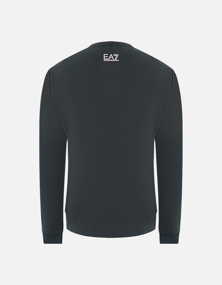 Large Brand Logo Black Sweatershirt