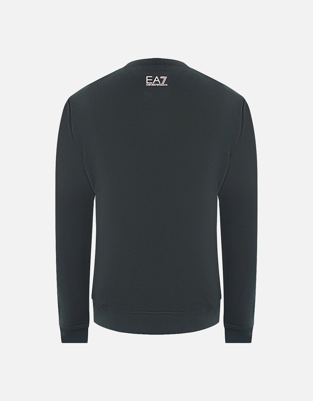 Large Brand Logo Black Sweatershirt