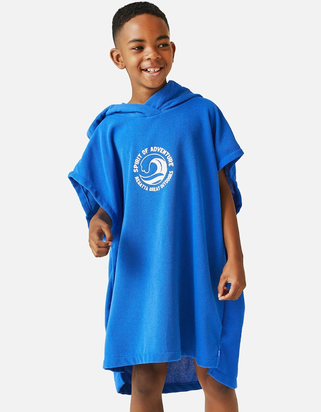 Kids Hooded Surf Surfing Swim Swimming Beach Towel Poncho, 2 of 1