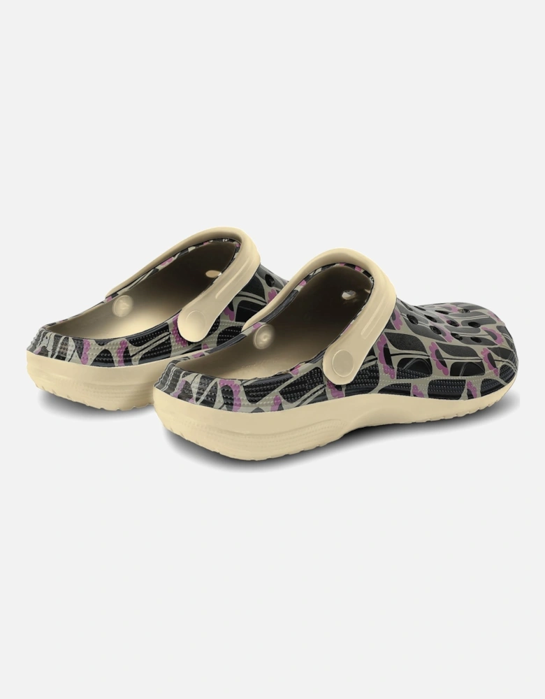 Womens Orla Kiely Slip On Clog Sandals