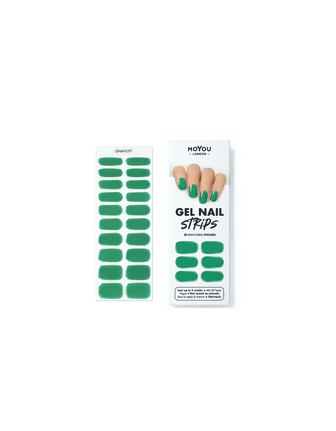 Gel Nail Strip - Emerald City, 2 of 1