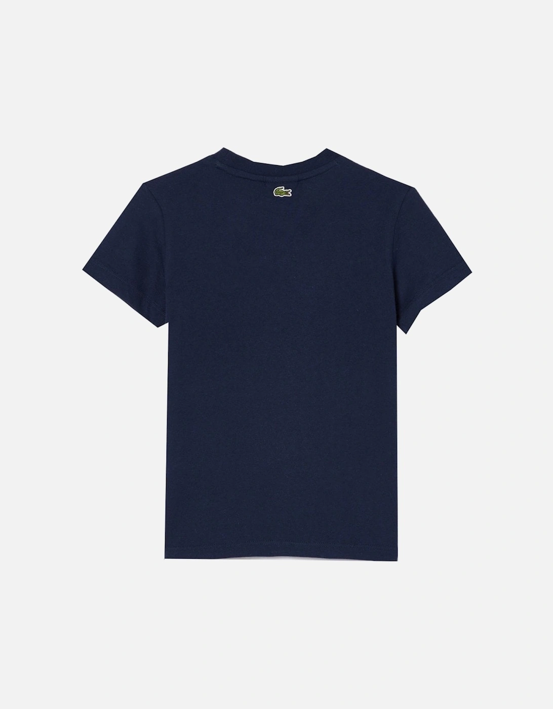 Boy's Navy Crocodile Logo t-shirt