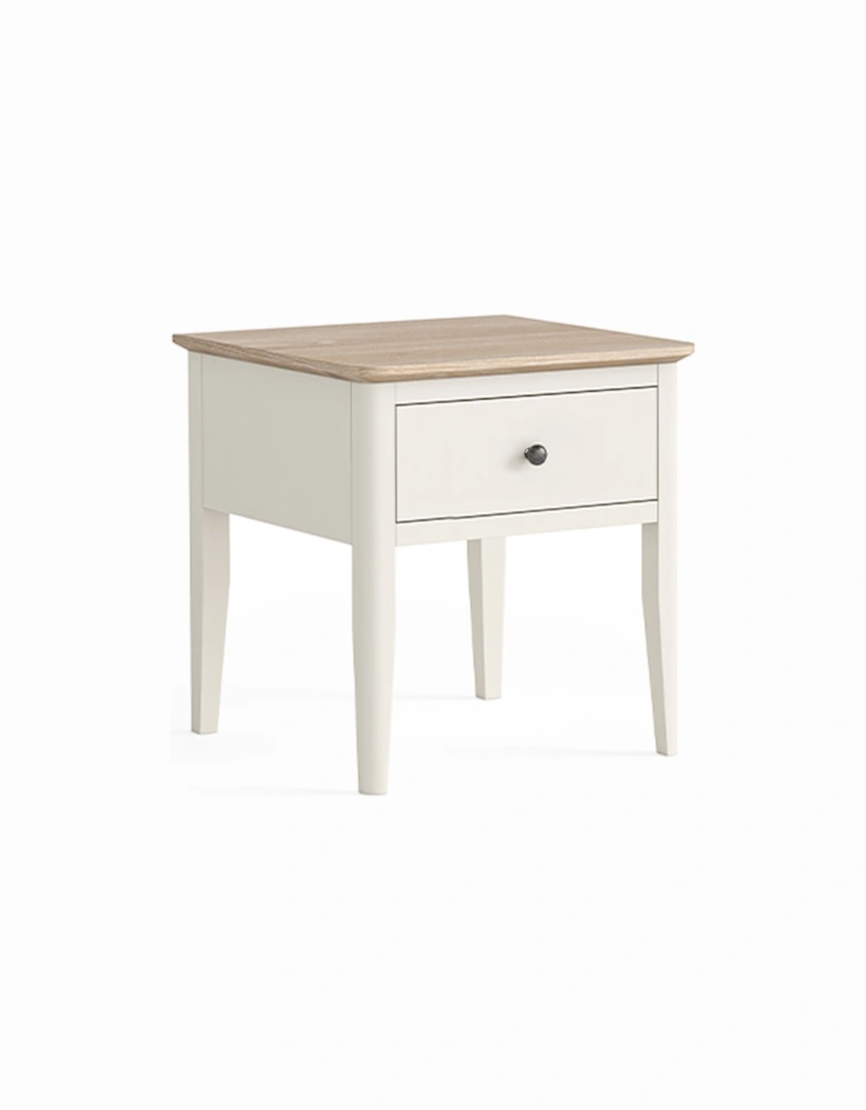 Marlow Lamp Table Coconut White