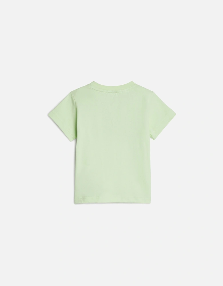 Infants Big Logo T-Shirt & Short Set (Green)